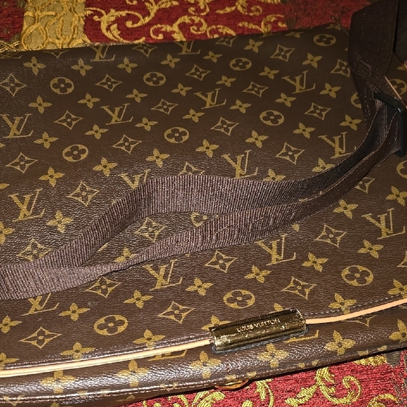 LV Dark Brown Monogram Messenger Bag - Picture 7 of 8
